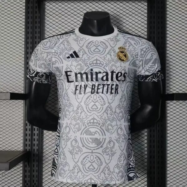 2425 Player Real Madrid Special Edition White Soccer Jersey 4
