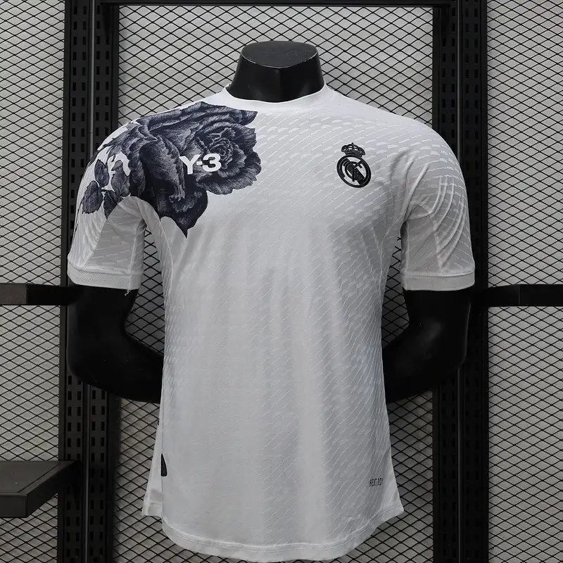 2425 Player Real Madrid Y3 Version White Soccer Jersey 6