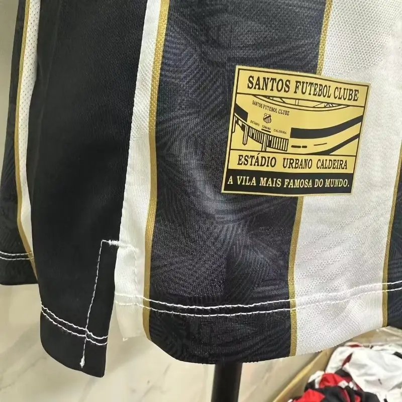 2425 Player Santos Soccer Jersey Away 3