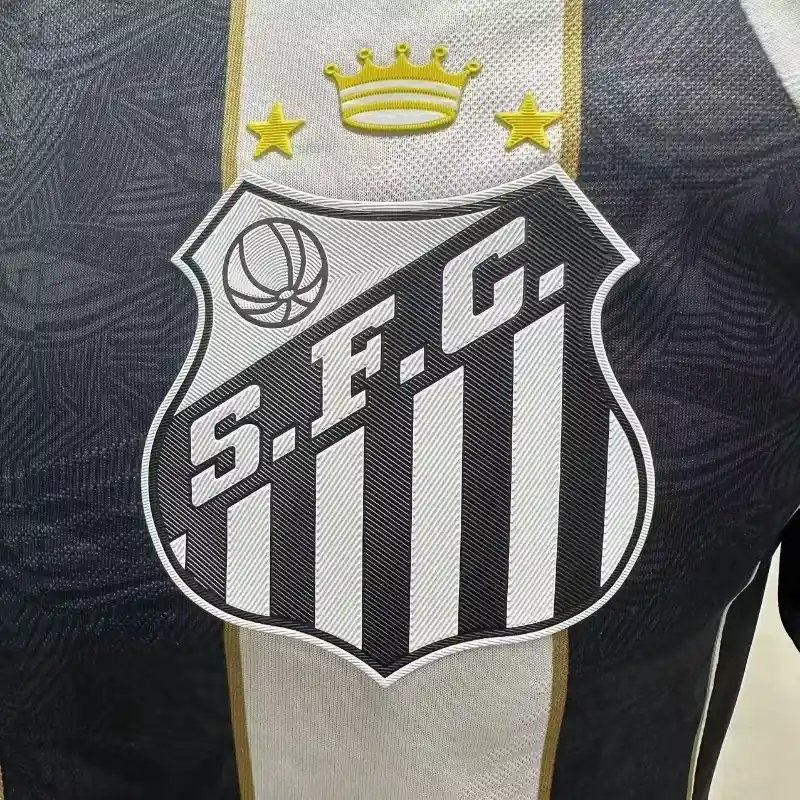 2425 Player Santos Soccer Jersey Away 7
