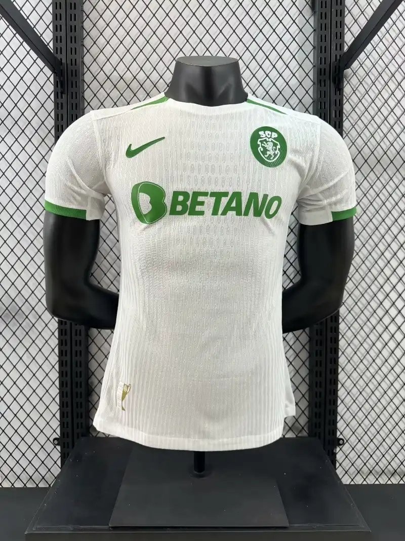 24-25 Player Sporting Lisbon Special Edition White Soccer Jersey 24-25 Player Sporting Lisbon Special Edition White Soccer Jersey