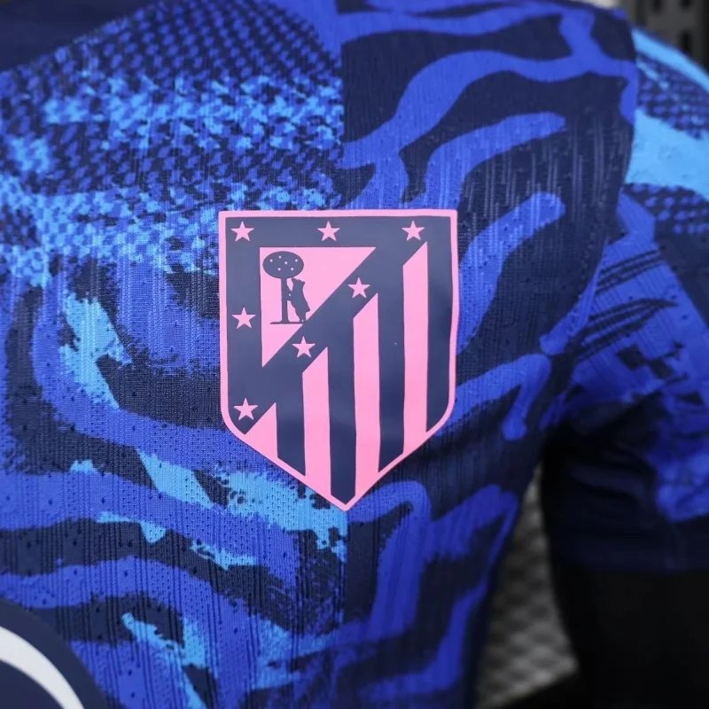 2425 Player Version Atletico Madrid Soccer Jersey Second Away 3