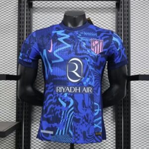 24-25 Player Version Atletico Madrid Soccer Jersey Second Away