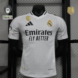 2425 Player Version Real Madrid Soccer Jersey Home All sponsors 3