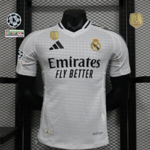 24-25 Player Version Real Madrid Soccer Jersey Home All sponsors