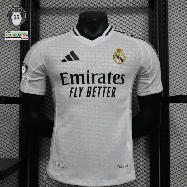 2425 Player Version Real Madrid Soccer Jersey Home All sponsors 6