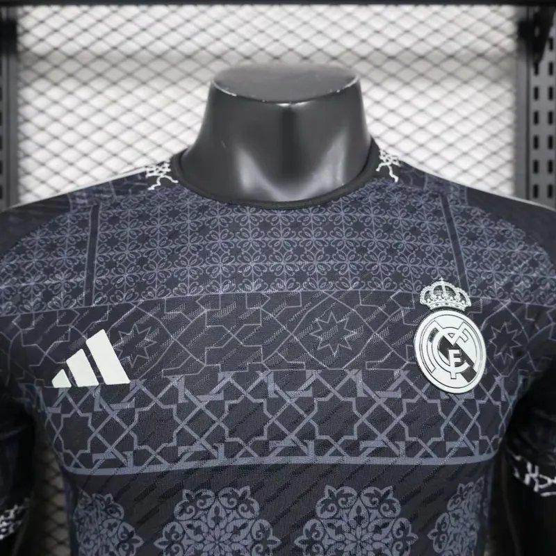 2425 Player Version Real Madrid Special Black Soccer Jersey 5 2425 Player Version Real Madrid Special Black Soccer Jersey 5