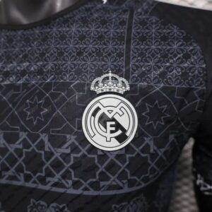 2425 Player Version Real Madrid Special Black Soccer Jersey 6