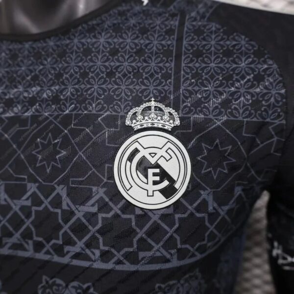 2425 Player Version Real Madrid Special Black Soccer Jersey 6