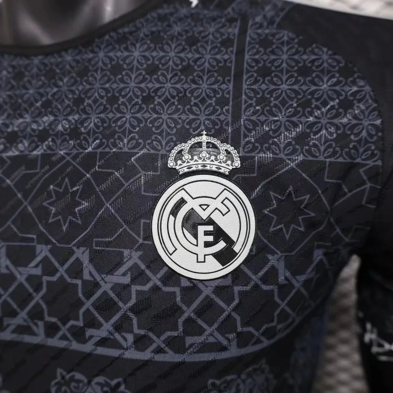 2425 Player Version Real Madrid Special Black Soccer Jersey 6 2425 Player Version Real Madrid Special Black Soccer Jersey 6