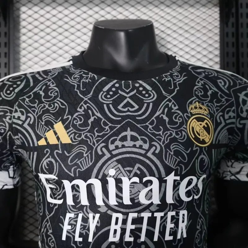 2425 Player Version Real Madrid Special Edition Black Soccer Jersey 1