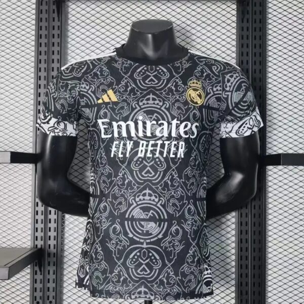 2425 Player Version Real Madrid Special Edition Black Soccer Jersey 5