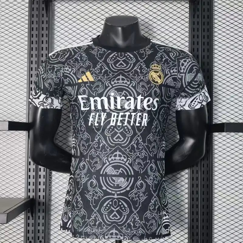 24-25 Player Version Real Madrid Special Edition Black Soccer Jersey
