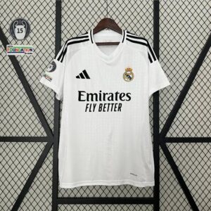 24-25 Real Madrid Soccer Jersey Home All sponsors