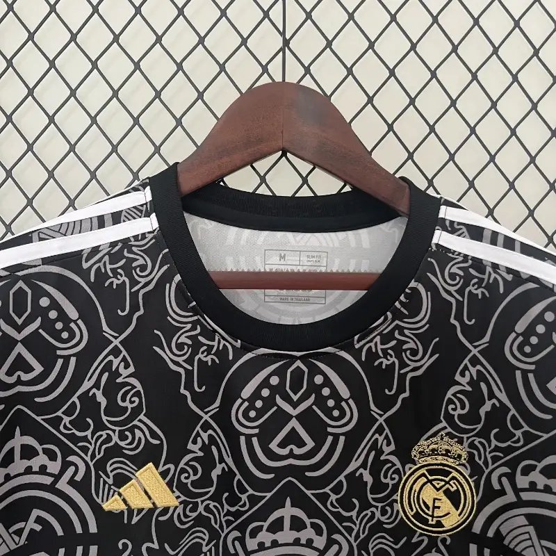 2425 Real Madrid Special Edition Black Soccer Jersey 8