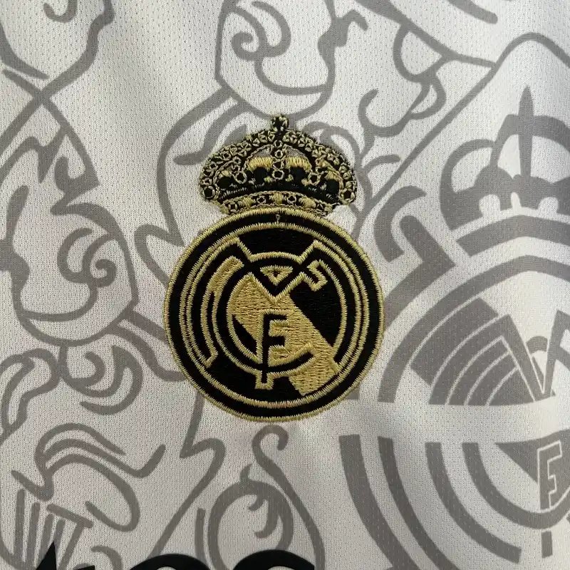 2425 Real Madrid Special Edition White Soccer Jersey 5