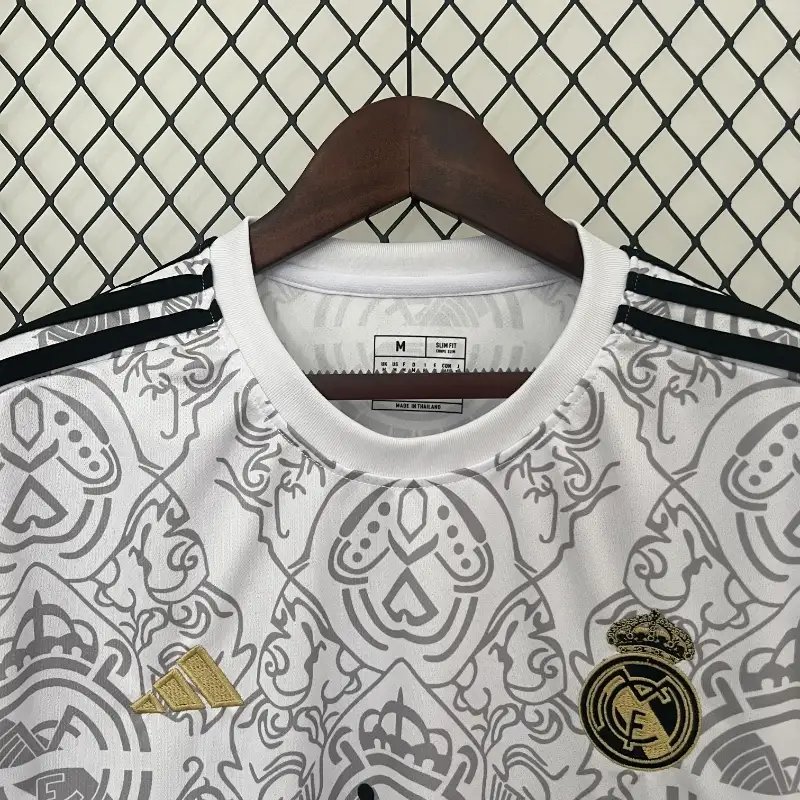 2425 Real Madrid Special Edition White Soccer Jersey 8