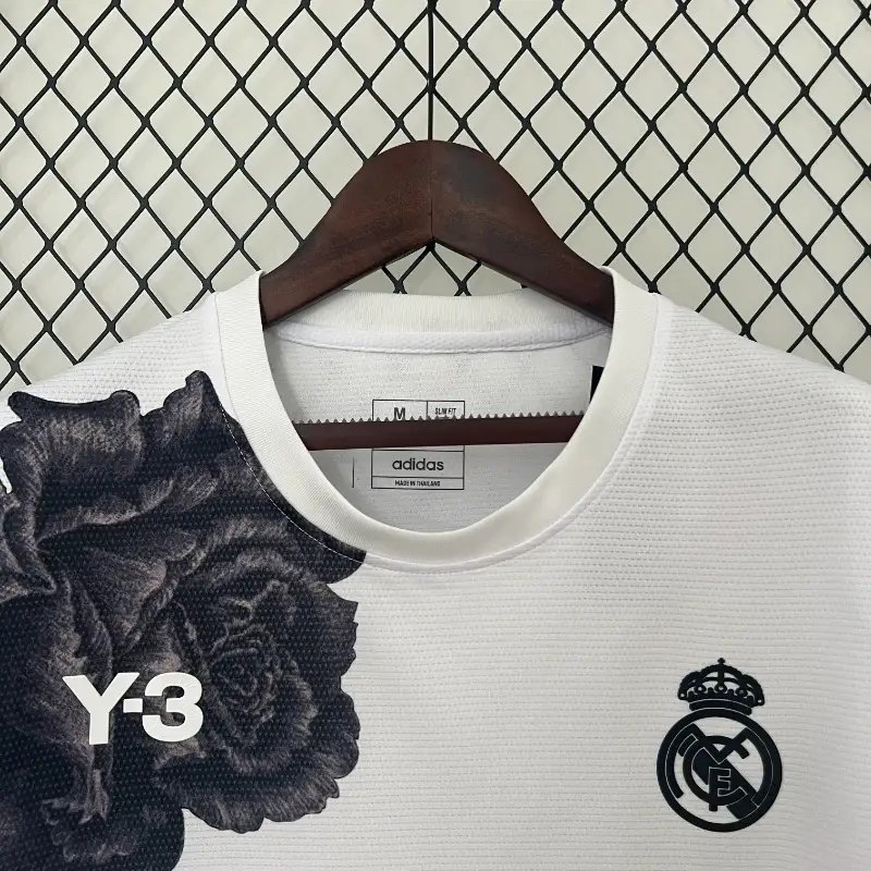 2425 Real Madrid Y3 Version White Soccer Jersey 7