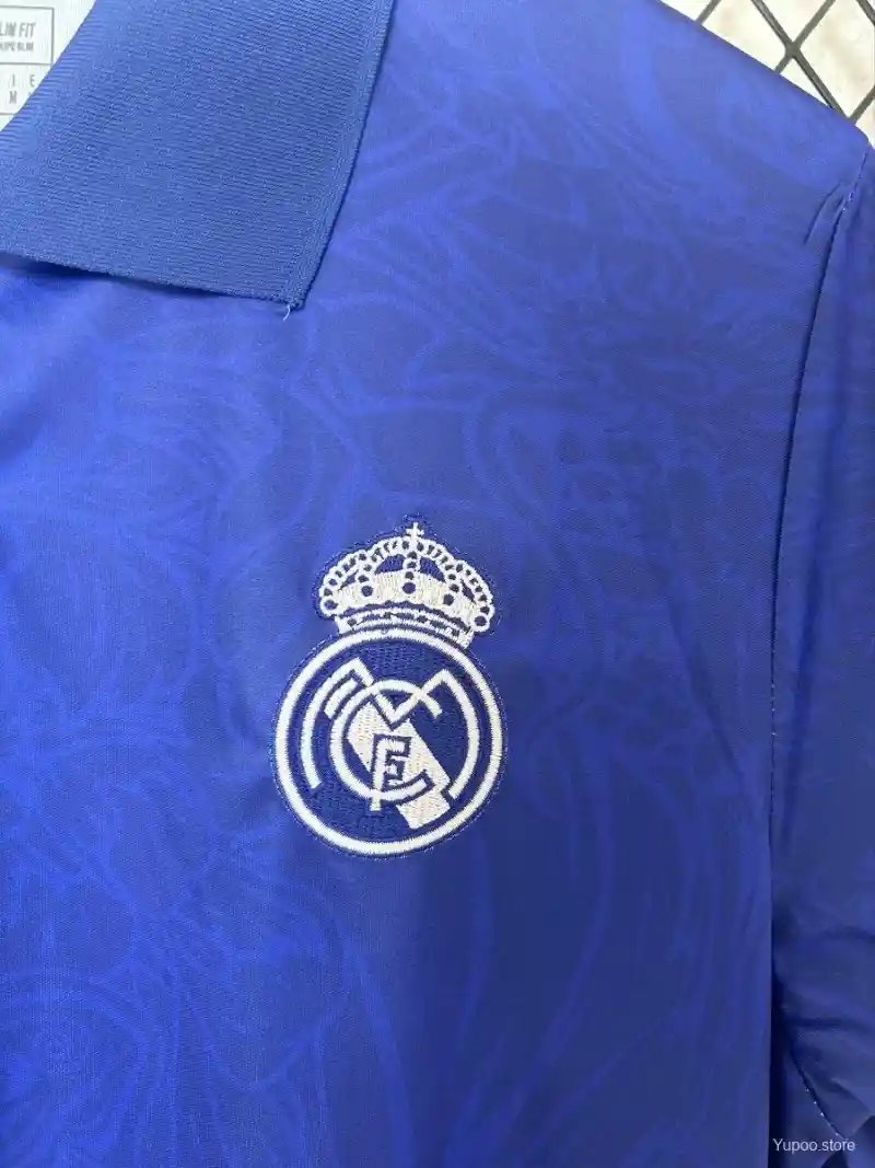 2425 Real Madrid Yellow Dragon Special Edition Soccer Jersey 1