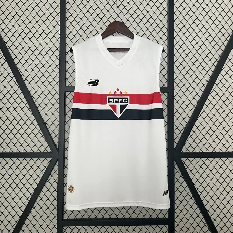 24-25 Sao Paulo White Training Vest