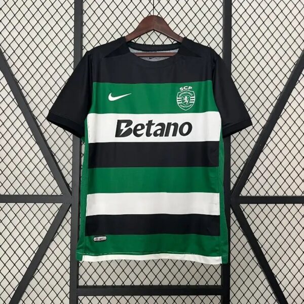2425 Sporting Lisbon Soccer Jersey Home 3