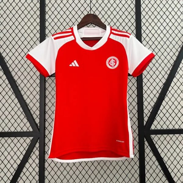 2425 Women Brazil Internacional Soccer Jersey Home 2