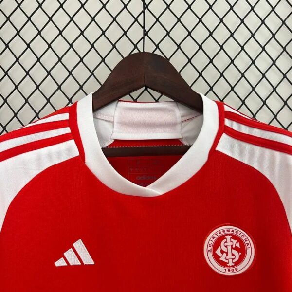 2425 Women Brazil Internacional Soccer Jersey Home 7