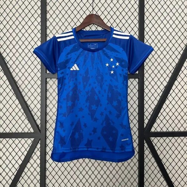 2425 Women Cruzeiro Soccer Jersey Home 3