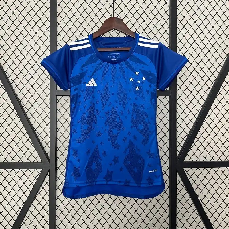 24-25 Women Cruzeiro Soccer Jersey Home 24-25 Women Cruzeiro Soccer Jersey Home