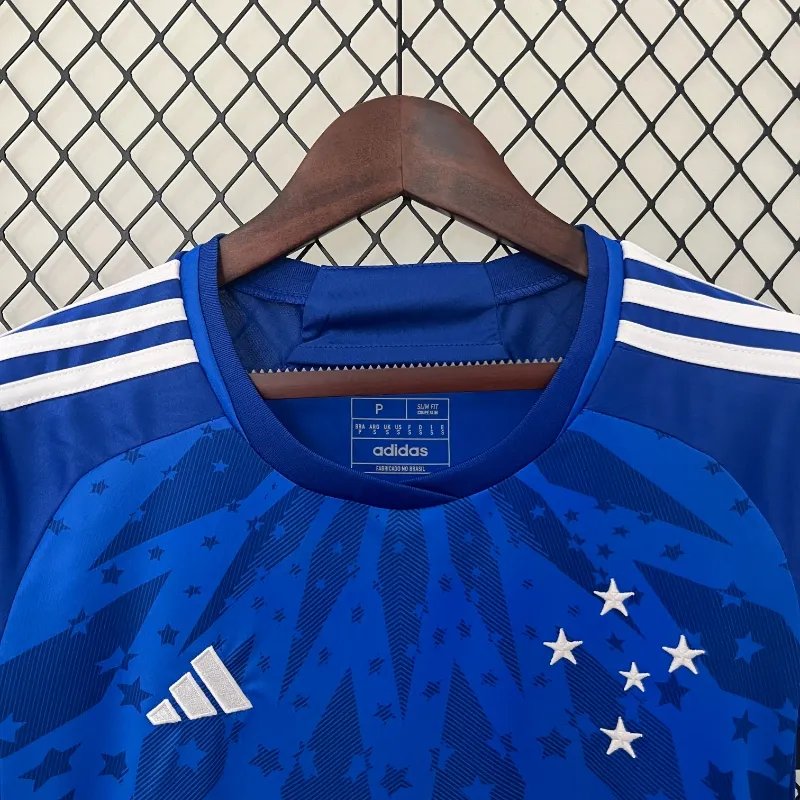 2425 Women Cruzeiro Soccer Jersey Home 4 2425 Women Cruzeiro Soccer Jersey Home 4