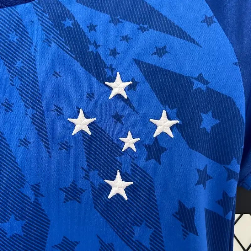 2425 Women Cruzeiro Soccer Jersey Home 5 2425 Women Cruzeiro Soccer Jersey Home 5