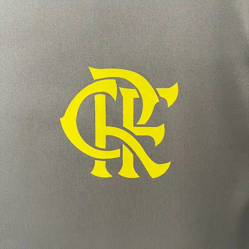 2425 Women Flamengo Gray Training Suit 1