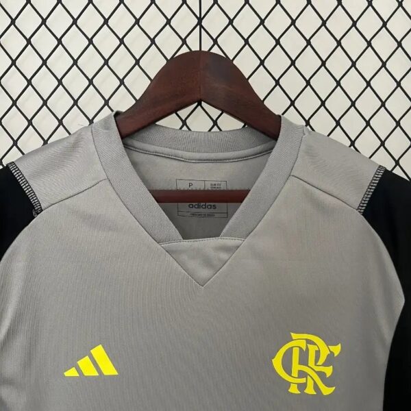 2425 Women Flamengo Gray Training Suit 4