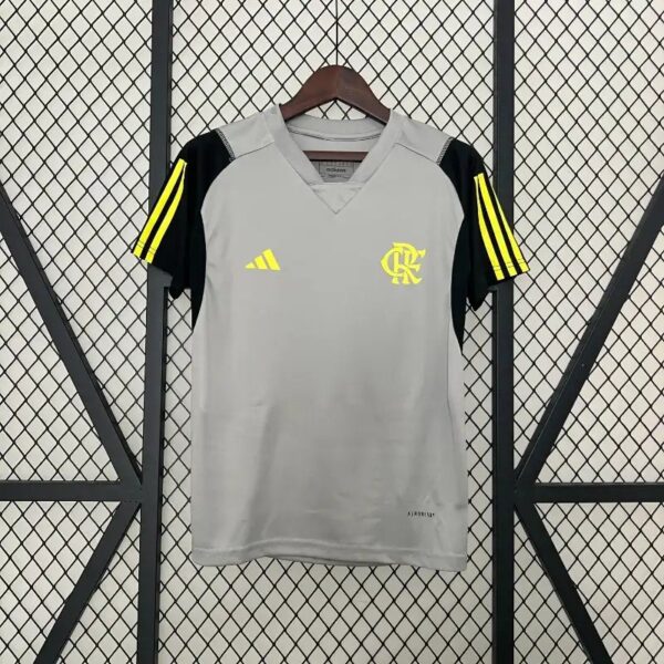 2425 Women Flamengo Gray Training Suit 6