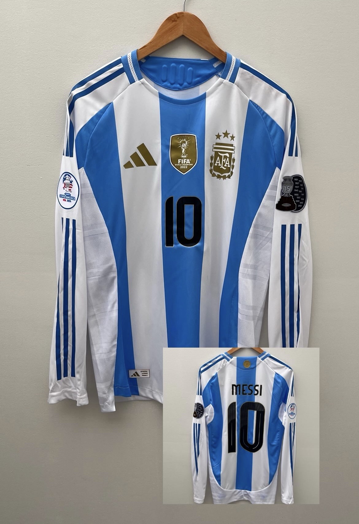 2024-2025 ARGENTINA HOME LONG SLEEVE JERSEY