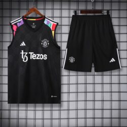Vest 24-25 man u black training vest set