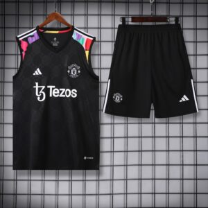 Vest 24-25 man u black training vest set