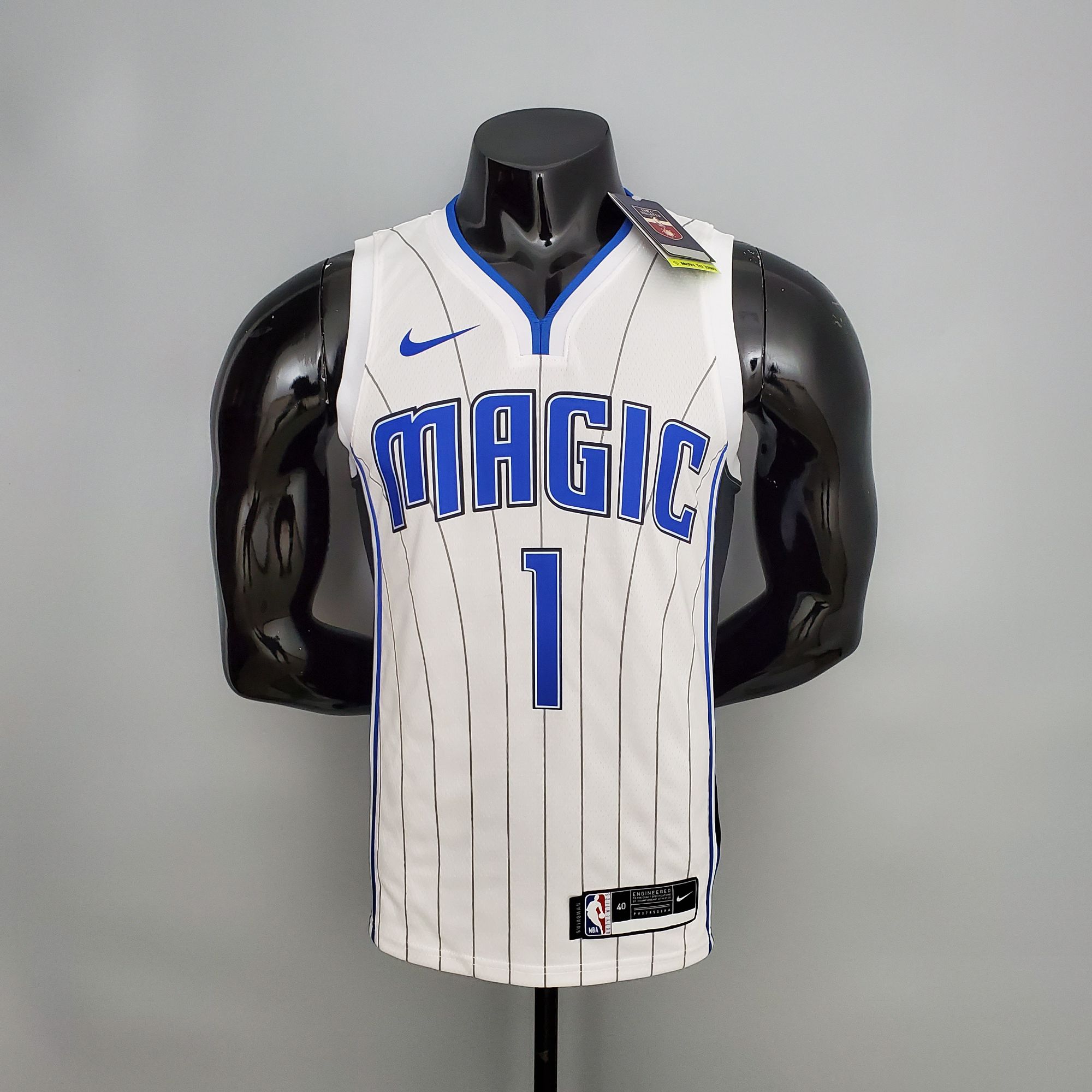 McGrady #1 Magic White NBA Jersey
