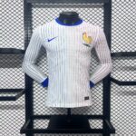 France 2024-25 Euro Away Long Sleeves Jersey – Player Version