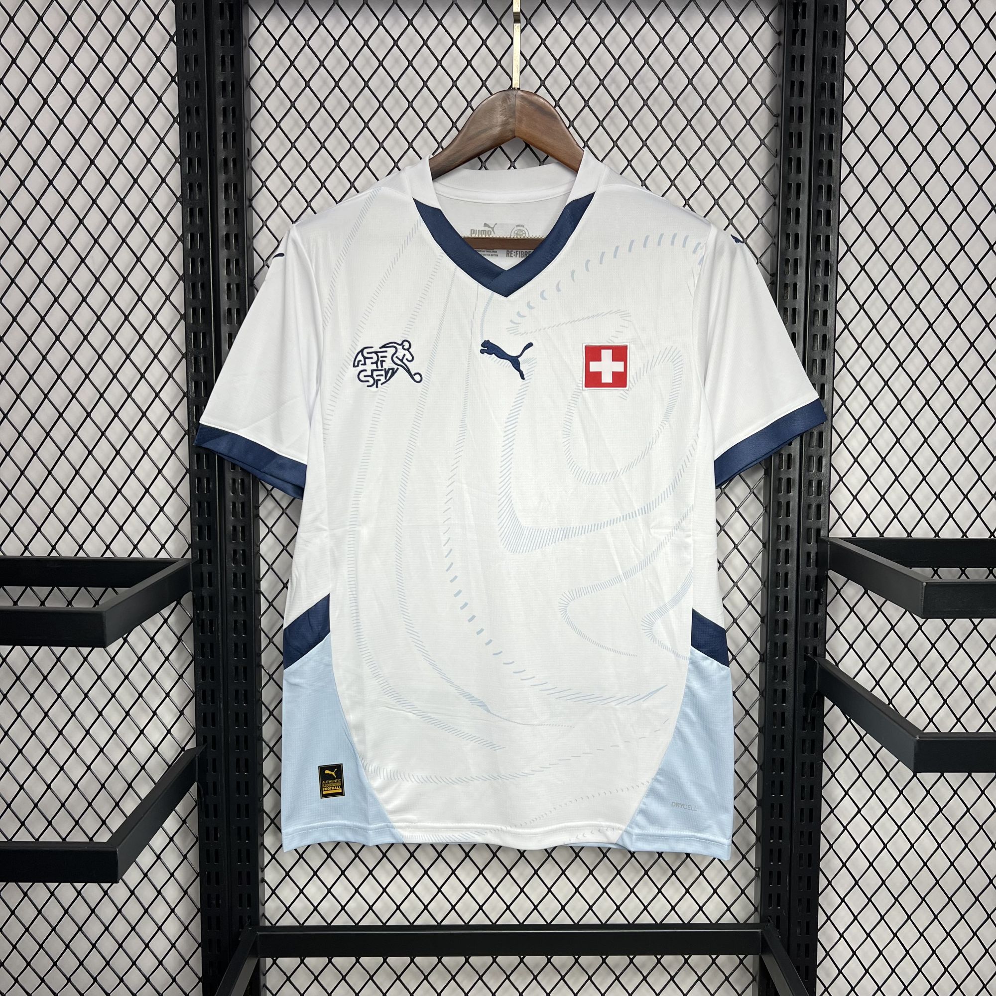 Switzerland 2024-25 Euro Away Jersey Switzerland 2024-25 Euro Away Jersey