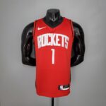 2021 McGRADY#1 Rockets Red NBA Jersey