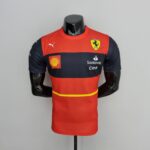 2022 F1 Formula One; Ferrari racing suit crew neck red 55 S-5XL