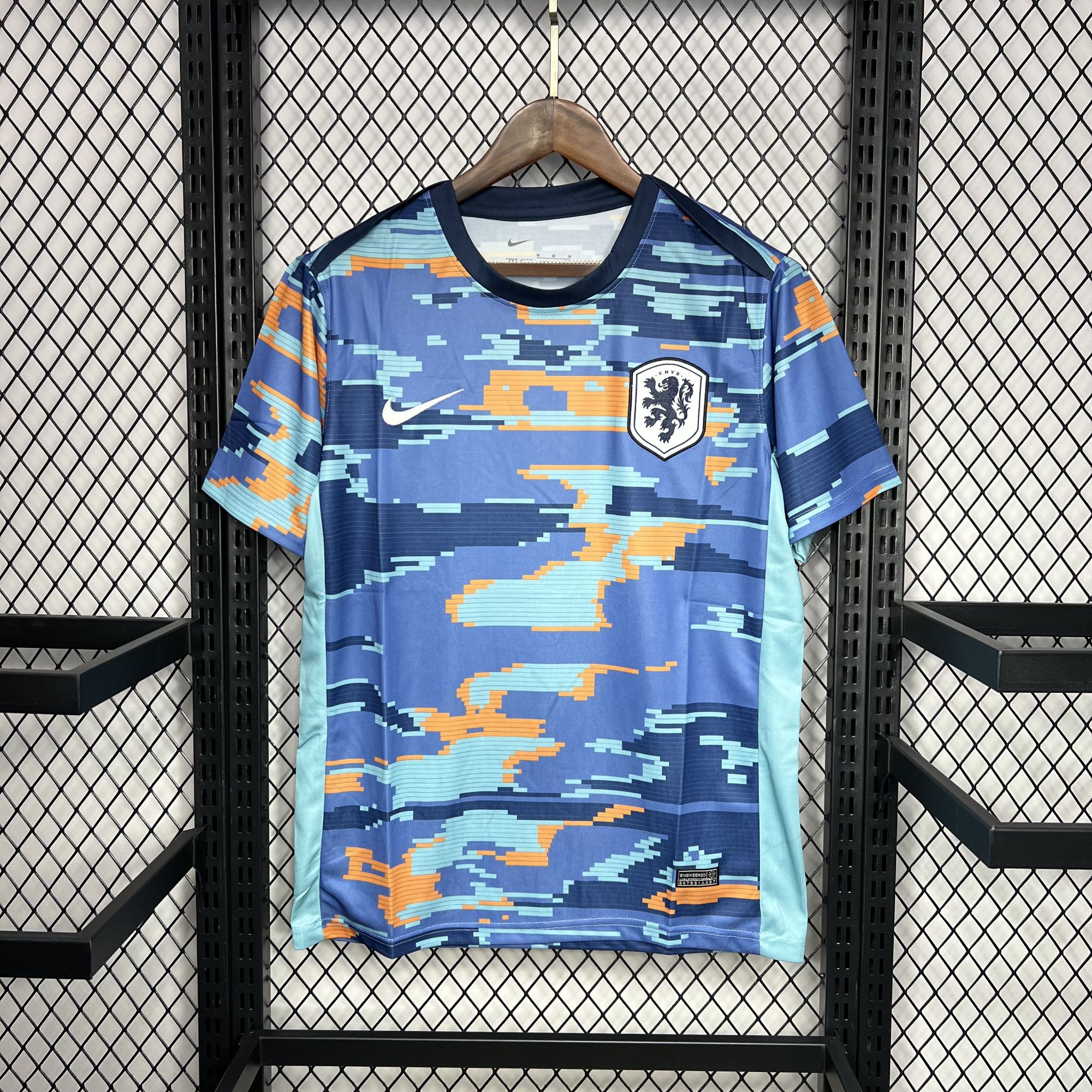 Netherlands 2024-25 Euro Pre-match training uniform Jersey Netherlands 2024-25 Euro Pre-match training uniform Jersey