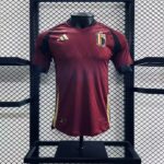 Belgium 2024-25 Euro Home Jersey Player Version