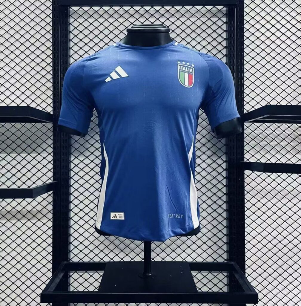 Italy 2024-25 Euro Home Jersey Player Version