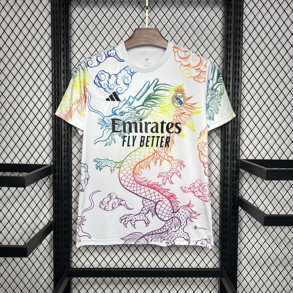 Real Madrid 2024-25 White Cailong Special Edition Jersey