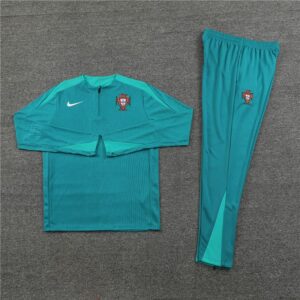player version 24-25 Portugal green Sweater tracksuit set