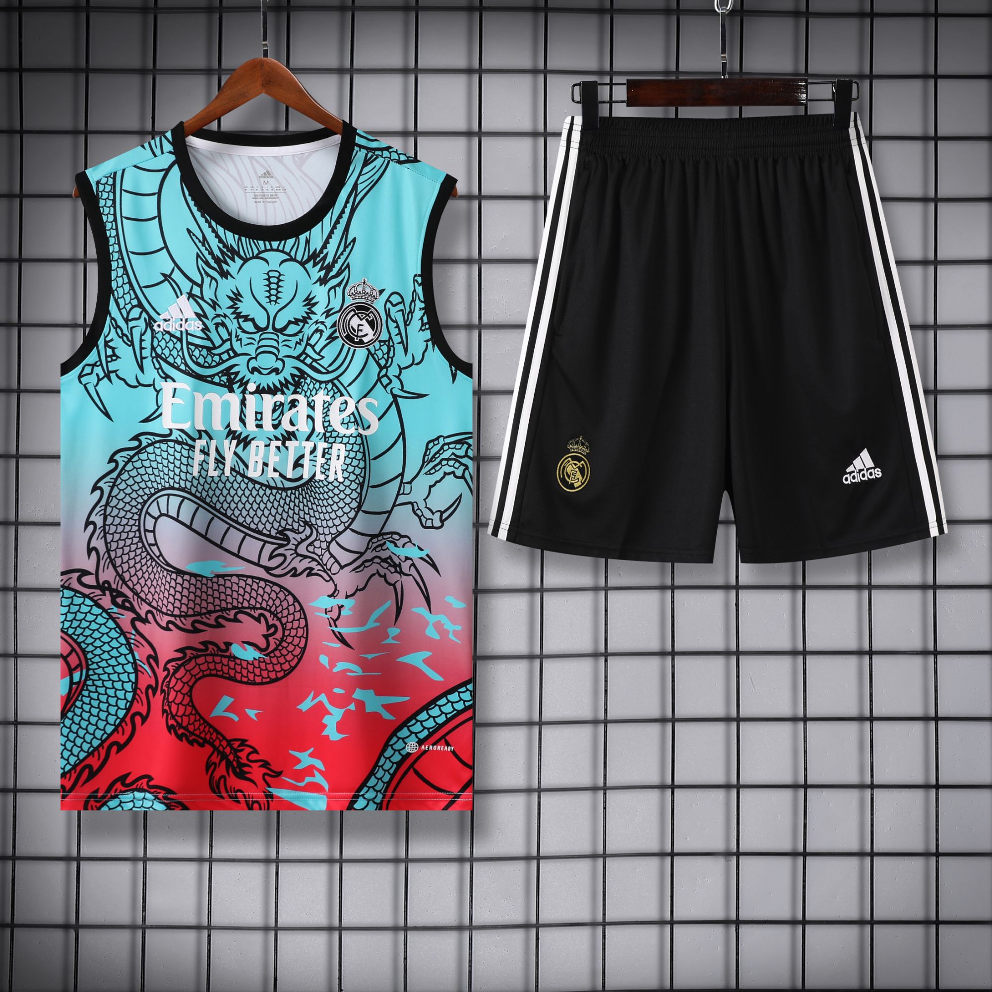 vest 24-25 RM blue red dragon training vest set