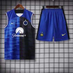 Vest 24-25 inter blue black training vest set