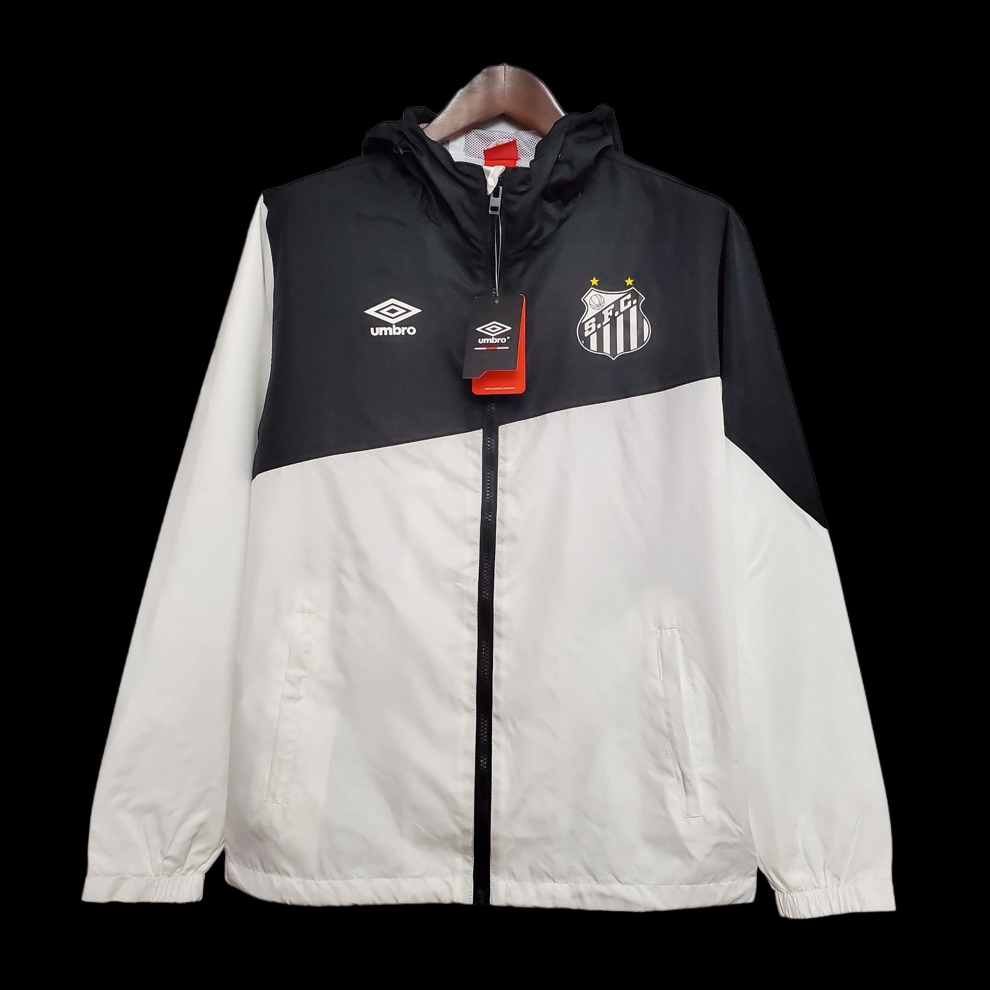 Windbreaker Santos Black & White Windbreaker Santos Black & White